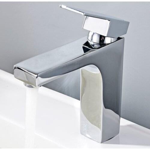 Only hole deck mount laton bath faucet vanity ship pias mixer hot and cold galvanized water surface