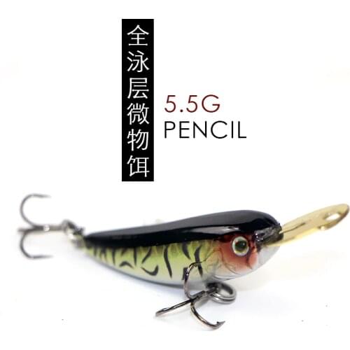 Japan Design Fishing Lures Sinking Pencil Lure 40mm 5.5g Hard Biat Stickbait Bass Trout Fishing Tackle