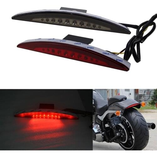 Rear LED Fender Tip Taillight For Harley Softail FXSB Breakout 2013 2014 2015 2016 Softail Motorcycle Tail Brake Light Lamp