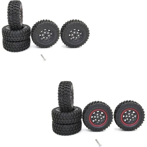 5Pcs Rubber Spare Tires Tyre Wheel Upgrade Accessories for XIAOMI XMYKC01CM JIMNY 1/16 RC Crawler Car Parts
