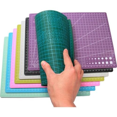 A3 A4 Pvc Rectangle Grid Lines Self Healing Cutting Mat Tool Fabric Leather Paper Craft DIY tools Cutting plate