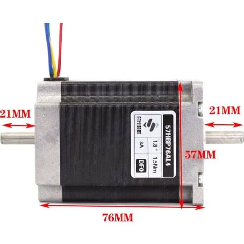 Mask Machine Accessories 57 Stepper Motor 2403HS40V8-2 Motor Drive Set Double Output Shaft