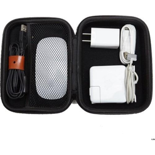EVA Hard Case Travel Carrying For Apple Pencil Magic Mouse Power Adapter Magnetic Charging Cable Carry Case