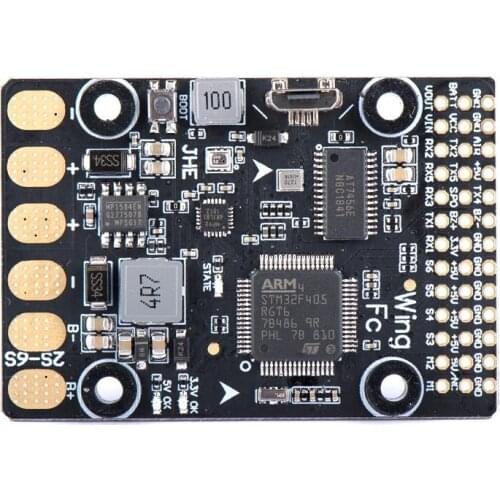 30X30mm Wing FC 10DOF INAV Flight Controller F405 OSD 5V/3A BEC Current Sensor AIO 2-6S for RC Airplane Fixed-Wing Drones