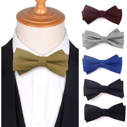Suits Bow Tie For Men Women Casual Solid Bowties For Wedding Business Party Boys Girls Bow Ties Bow knot Fashion Male Bowtie