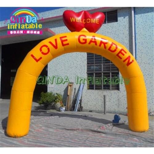 Lovely Wedding Advertising Inflatable/Crown Arch/Party Decoration Balloon wedding decoration gate flower arch; Inflatable Entran