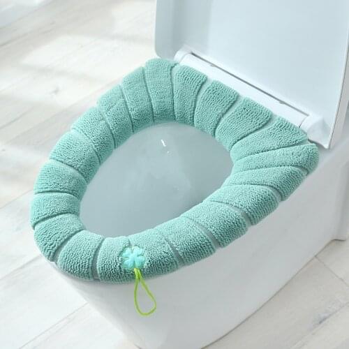 Washable Mat Bathroom Toilet Seat Closestool Toilet Lid Pad Home Decor Warm Soft Pad Bathroom Accessories toilet accessories