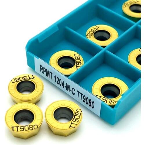 Tungsten Carbide RPMT1204M C TT9080 Carbide Tool Metal Turning Tools CNC Machine Tool Milling Tool Lathe Tool Metal Turning Tool