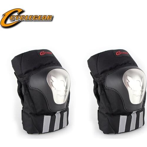 Motorcycle Stainless Steel Elbow and Knee Pads Protections Motor Bike Protectors Equipment Knee Protection Gear Cyclegear K13