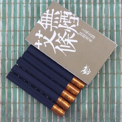 Hollow Carbonation moxibustion moxa stick Handmade gourmet black smokeless wormwood artemisia moxa Article Ai leaves 1.4x12cm