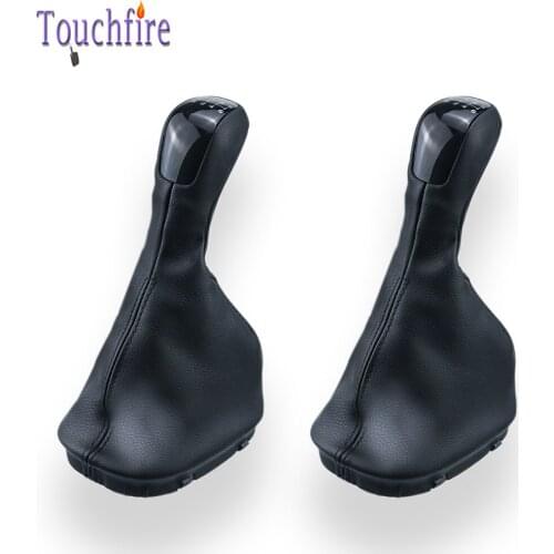 1pcs 6 Speed Gear Shift Knob Gaiter Boot Lever Stick Pen Handle For Mercedes Benz C Class W203 S203 Car Styling