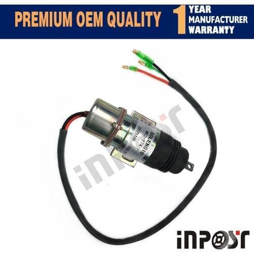24v, MV2-17A Stop Solenoid Fit For Engine 4JG1 4JG2 6BG1 6BB1