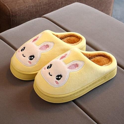 Boys and girls slippers home indoor cotton drag children princess cute non-slip indoor shoes big children parent-child 2020 New