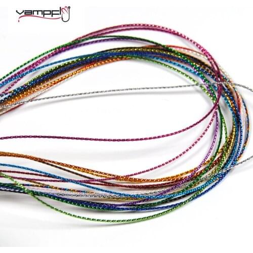 Vampfly 2 yard /Pack Fly Tying Material Shinely Rib Chironomid Nymph Braid String