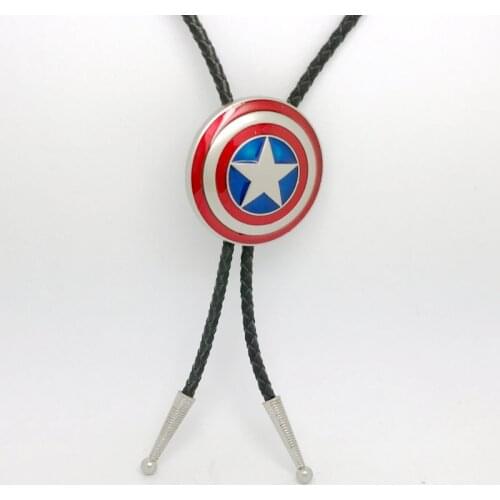 Western Cowboy BOLO Tie Texas Pentagram US Five-Star Captain