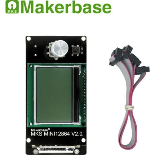 Makerbase MKS MINI12864 3D printer LCD display SD card is inserted frameless version