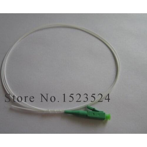 50pcs/lot SM SX PVC 0.9mm 1.5 Meter LC/APC Fiber Optic Pigtail LC Pigtail