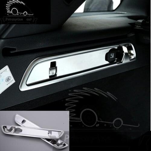 ABS Chrome plated Trunk Seat adjustment switch sticker for Mercedes GLC GLC200 260 300