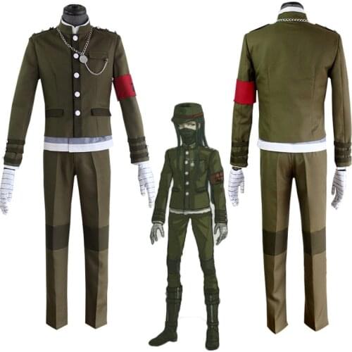 Anime Danganronpa V3 Korekiyo Shinguji Cosplay Costume Full Set Dangan Ronpa Halloween Men Women Jacket Pant Hat Uniform C150M21