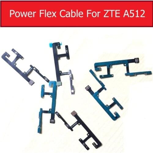 Power Screen Lock & Volume Flex Cable For ZTE Blade A512 Z10 Volume & Power Sleep Side Switch Button Flex Ribbon Replacement