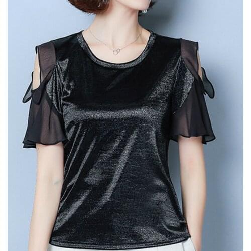 Mulheres tops e blusa branca blusa blusas de verAo das mulheres 2019 off should top blusa chiffon mulheres camisas