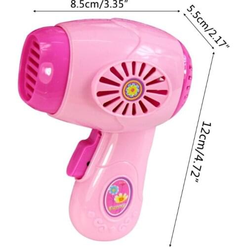 Children Kid Boy Girl Mini Kitchen Electrical Appliance Hair Dryer Toy Set Early Education Dummy Household Pretended Play House