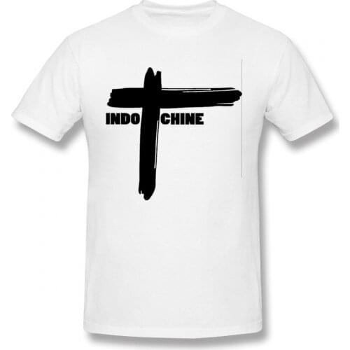 Indochine Mens Basic Short Sleeve T-Shirt Many colors Casual Tees Tops European Size