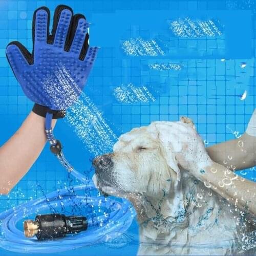 Pet Bathing Tool Bath Hair Washing Sink Dog Shampoo Cleaner Bathtub Cleaning Shower Head Device Multi-functional Comb Sprayer E