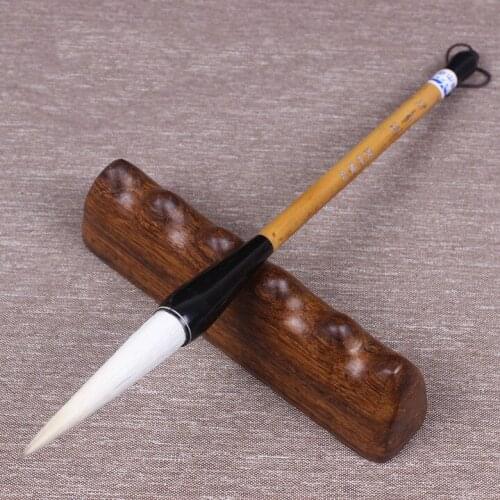 Chinese calligraphy Moon flute Wolf with no writing brush regular script Chinese painting writing brush