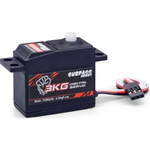 SURPASS HOBBY S0300P 3KG Plastic Gear Servo For RC Airplane Robot 1/12 1/14 RC Car Boat Duct Plane