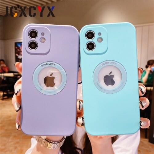 Shockproof Full lens camera protection Liquid silicone Case For iPhone 12 Pro Max 11 X XS XR 7 8 plus SE Bumper Soft Back Cover