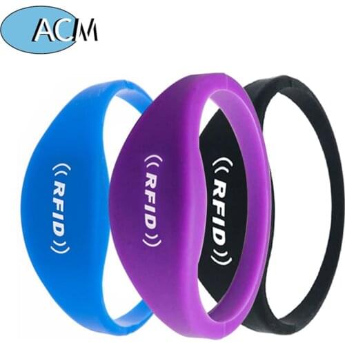 125Khz RFID Waterproof Proximity Rewritable Smart Adjustable Wristband Bracelet ID Card