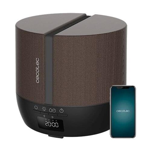 Humidifier PureAroma 550 Connected Black Woody Cecotec (500 ml)