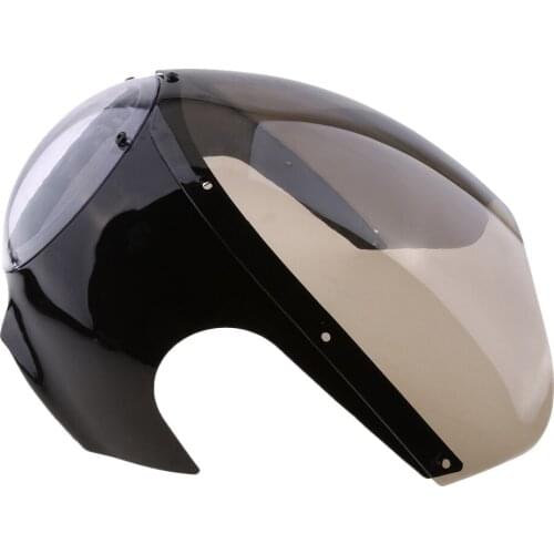 Vintage Cafe Racer Style Drag Racing Headlight Fairing Cover With Bolts
