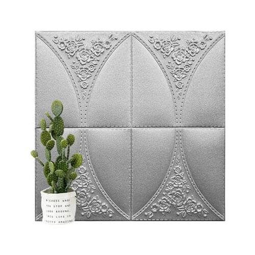 Waterproof, moisture-proof and mildew-proof wallpaper self-adhesive 3d stereo foam wall stickers background wall self-sticking w