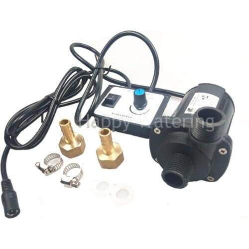 Large Flow DC Water Pump 12V/24V 3 Phase Brushless Motor Small Wate Pump 2200L/H /3000L/H Max Water Flow Adjustable