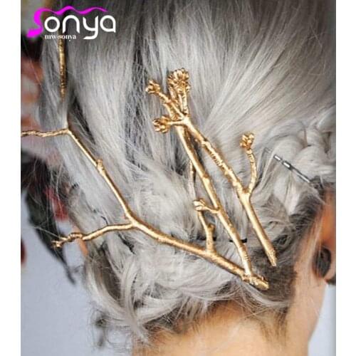 3pcs/Set Fashion Jewelry Tree Branches Hairpins Hair Clips for Women pinzas de pelo 4H3010