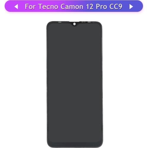 For Tecno Camon12 Camon 12 Pro CC9 LCD Display With Touch Screen Assembly Glass Panel Digitizer Replacement