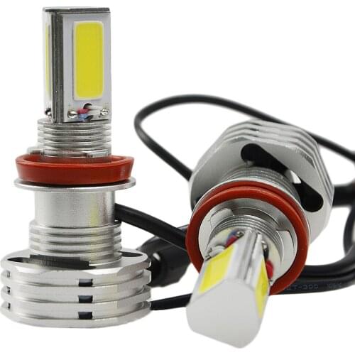 2 X Plug&Play 90W 9000LM H8/H9/H11 High Power For COB LED Bulbs Car DRL Fog Auto Headlight Automobile Lamp Bulb