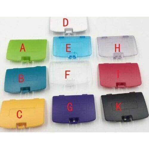 20 pcs 10 Colors Available For Nintendo Gameboy Color for GBC Battery cover Pack Back Door Cover shell replacement