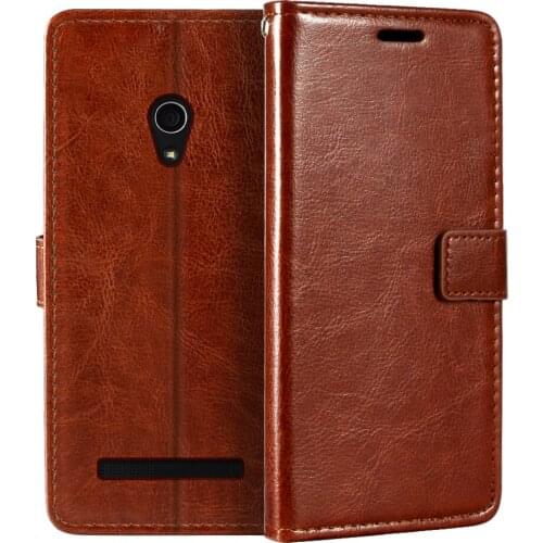 Case For Asus Zenfone 5 A500KL Wallet Premium PU Leather Magnetic Flip Case Cover With Card Holder For Asus Zenfone 5 A500KL
