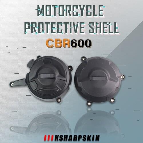 Motorcycle Engine Case Guard Protector Cover Case Anti-fall Moto Engine Side Cover For Honda CBR600 CBR600R CBR600RR 2007-2016