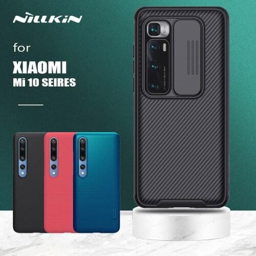 Nillkin for Xiaomi Mi 10 Ultra Camshield Slide Camera Protection Cover Frosted Shield Case for Xiaomi Mi 10 Ultra Mi10 Pro Cases