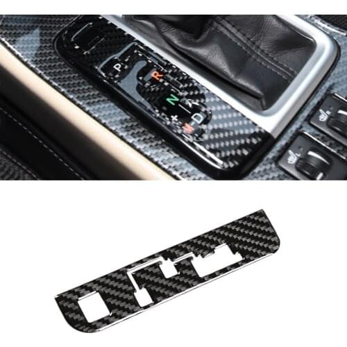 For Toyota Highlander 2015 2016 2017 2018 Carbon Fiber Center Control Gear Shift Panel Side Button Frame Cover Protective Trim