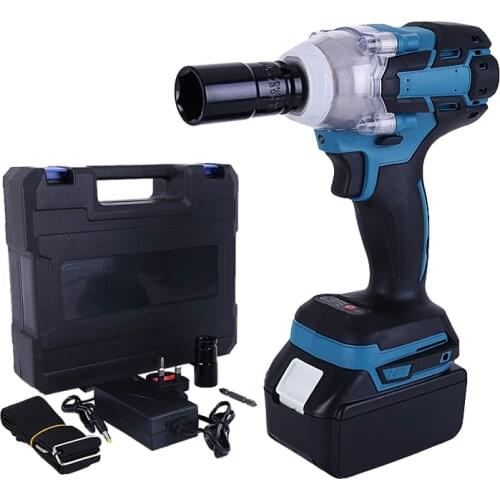 Electric Wrench Screwdriver 18V Impact Wrench Brushless Cordless Electric 1/2 Socket Wrench Power Tool 320Nm Torque Rechargeable