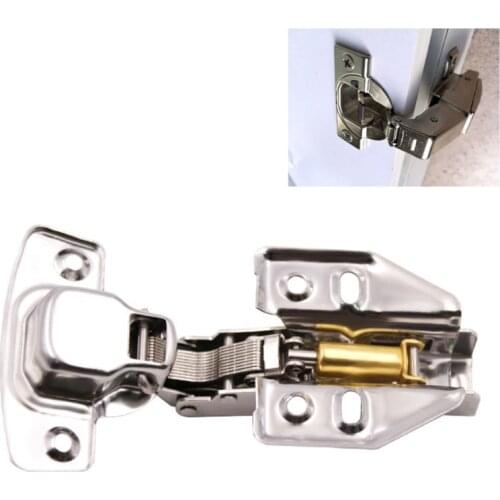 Mute Hinge Cabinet Door Hinge Stainless steel 304 Wooden Furniture Fittings Close Kitchen Cupboard Furniture Hardware Hinge