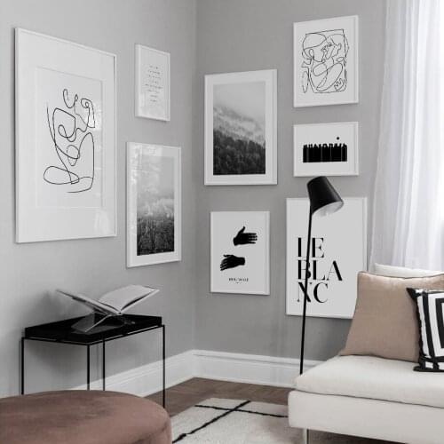Gotinkart Wall Black And White Paintings
