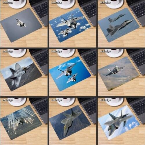 XGZ Small size exquisite fighter mouse pad cool five generation fighter training pattern table pad rubber keyboard pad