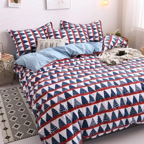 Spring and autumn aloe cotton 4-piece sheet quilt cover student single 4-piece gift for two