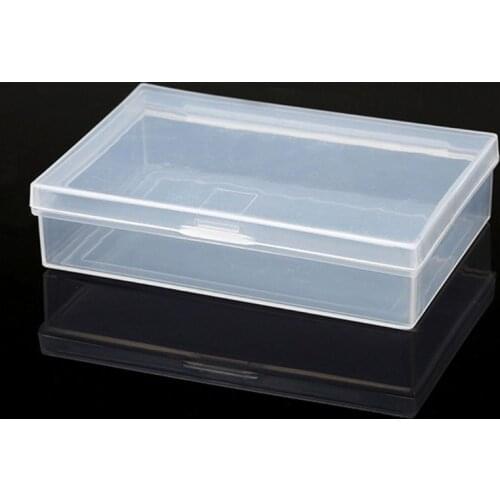 2pcs Transparent Plastic Box Playing Cards Container Tarot Poker Card Storage Case Mini Tool Element Packing 03KA